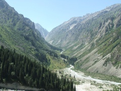 Vista generale della gola