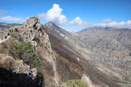 Panoramic view of the plateau