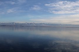 Issyk-Kul in inverno
