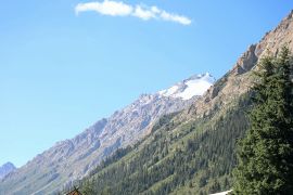 Mountain slopes of the gorge