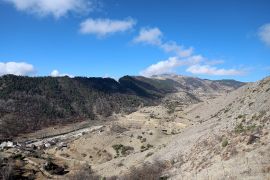 The highest point is Mount Mayak