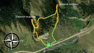 Маршрут к водопадам Барскаун