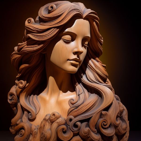 File:Portrait of a woman made from wood.jpg